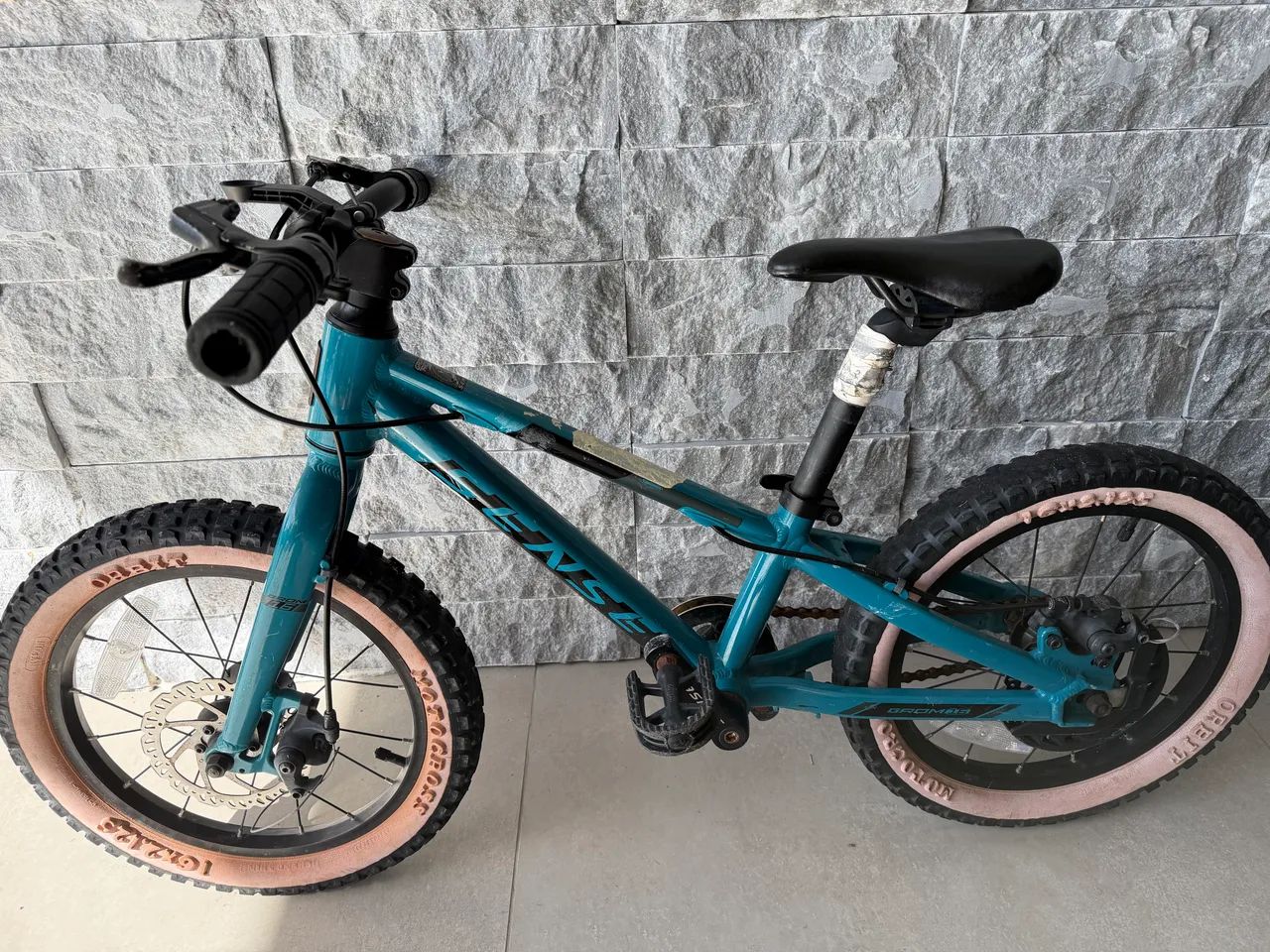 Bicicleta Infantil Aro 16 Sense Grom Impact Cor azul - Foto 6