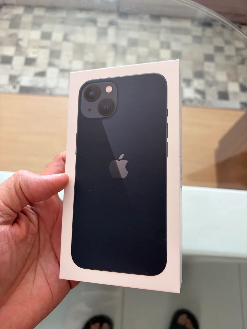 CAIXA de iPhone 13 azul meia noite ORIGINAL (SÓ A CAIXA)