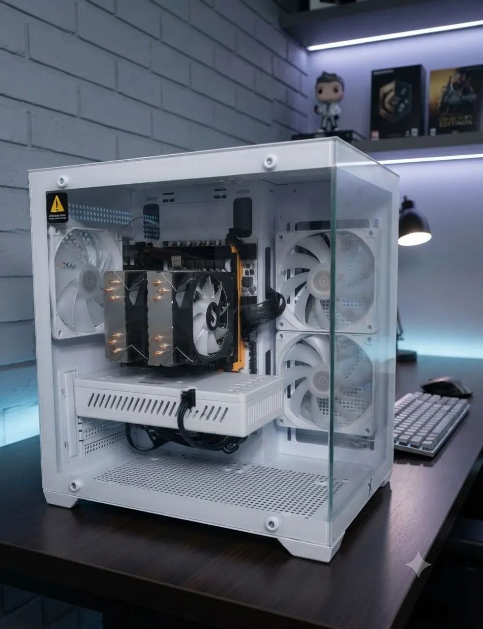 PC GAMER AQUÁRIO BRANCO 