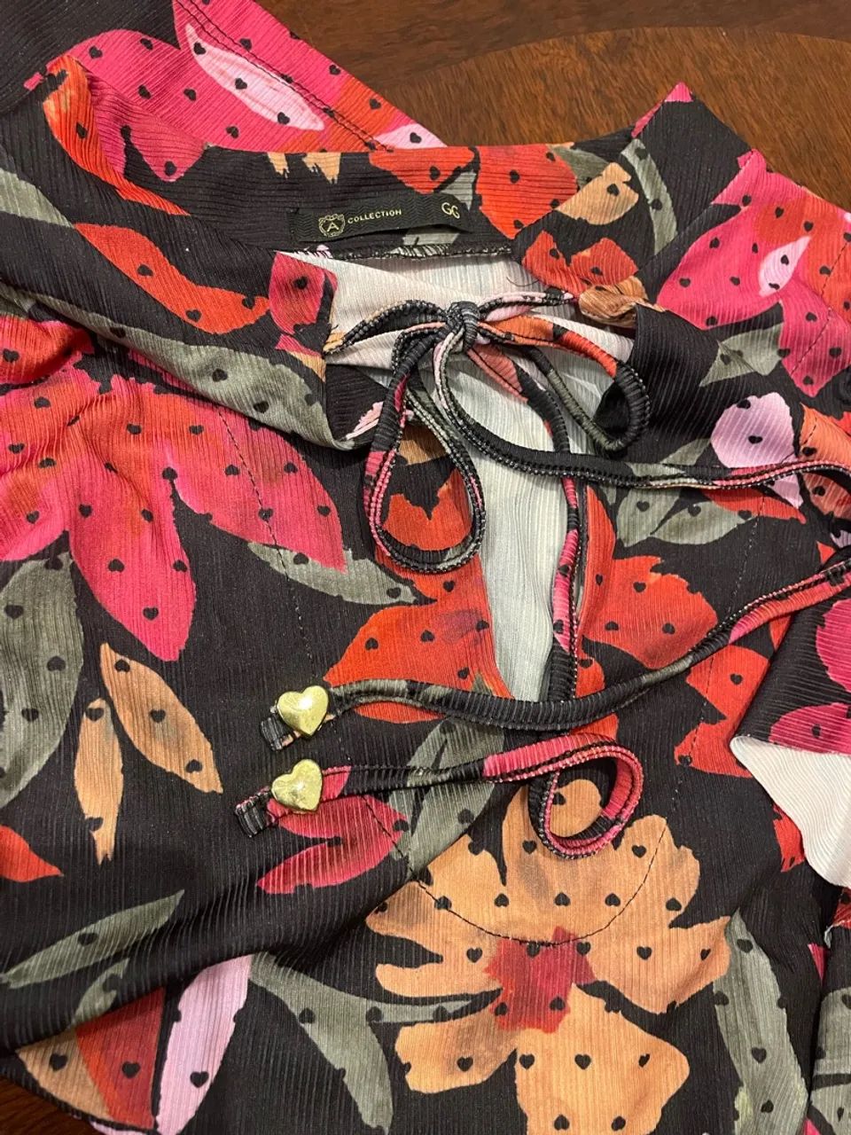 blusa estampada floral - Foto 3