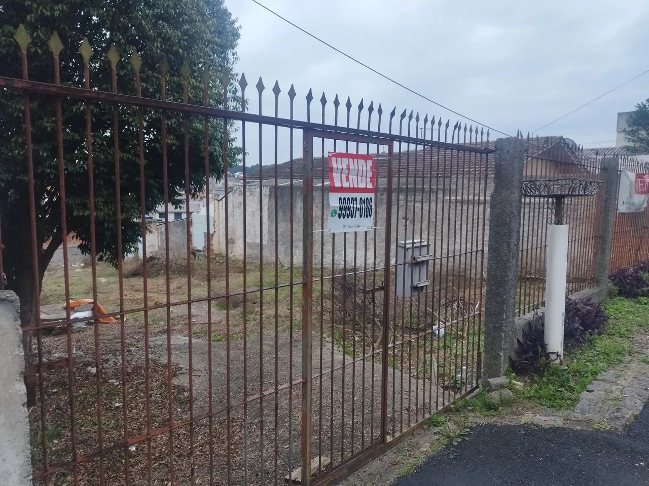 Terreno sitio cercado 
