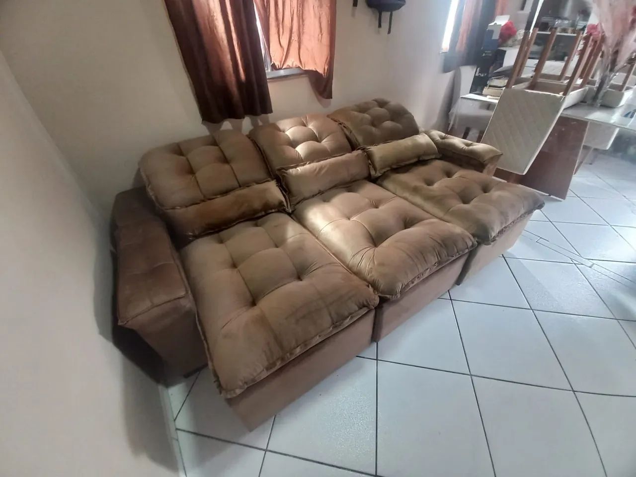 SOFÁ RETRÁTIL 3 LUGARES ENTREGA GRÁTIS?? - Foto 3