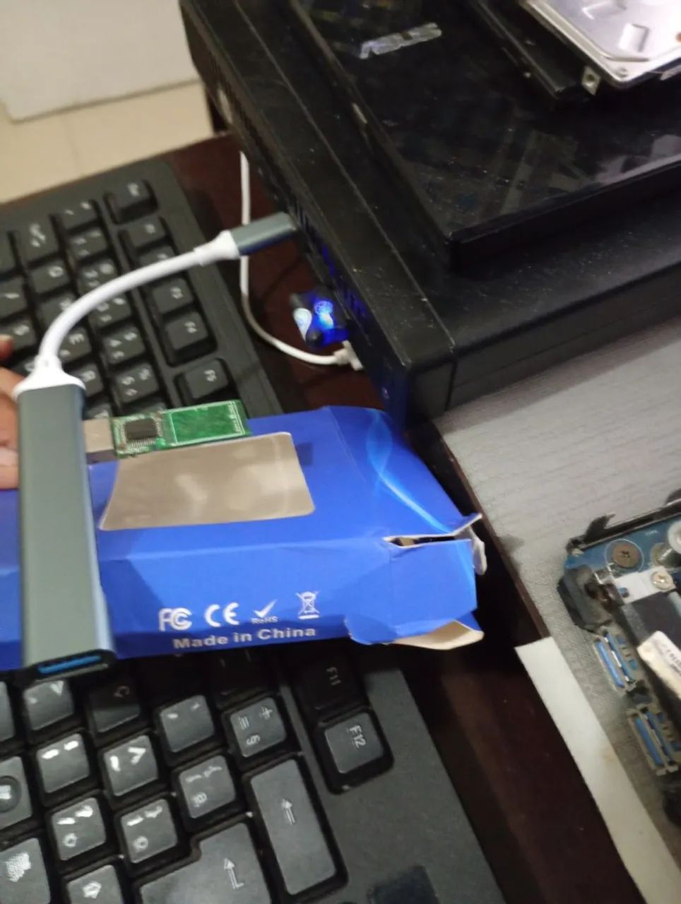 Extensor de USB HUB Conexão tipo C 4 portas 3.0 - Foto 4
