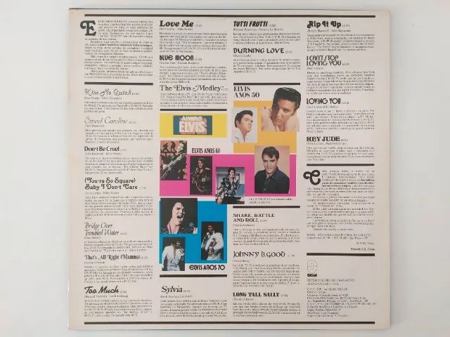 Elvis Presley 20 Hits Lp 1983 Impecável Vg+ - Foto 4