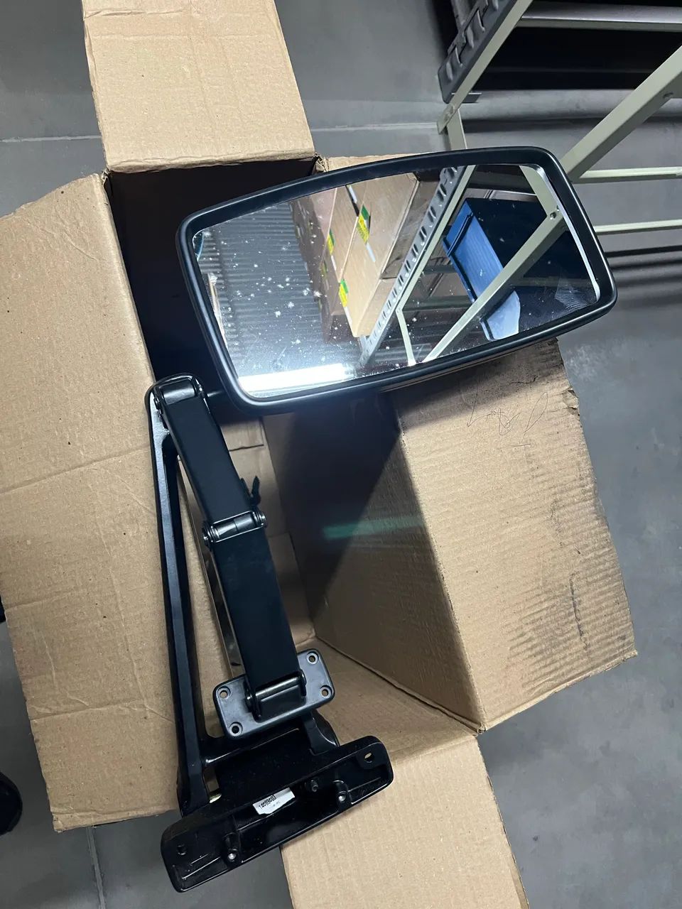 Retrovisor com suporte  original Ford cargo metagal - Foto 3