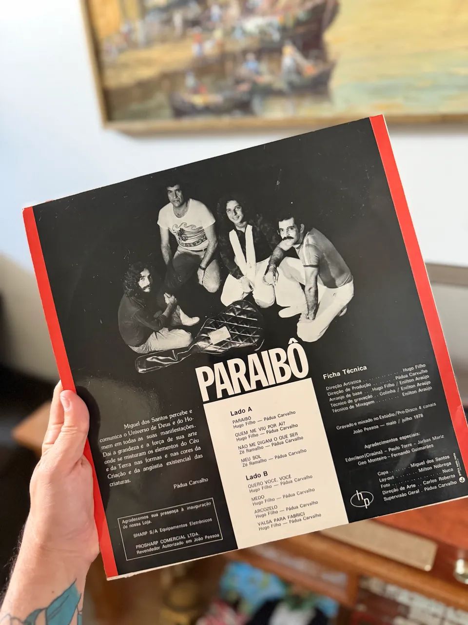 Hugo Filho - Paraibô (1978) | LP original - Foto 3