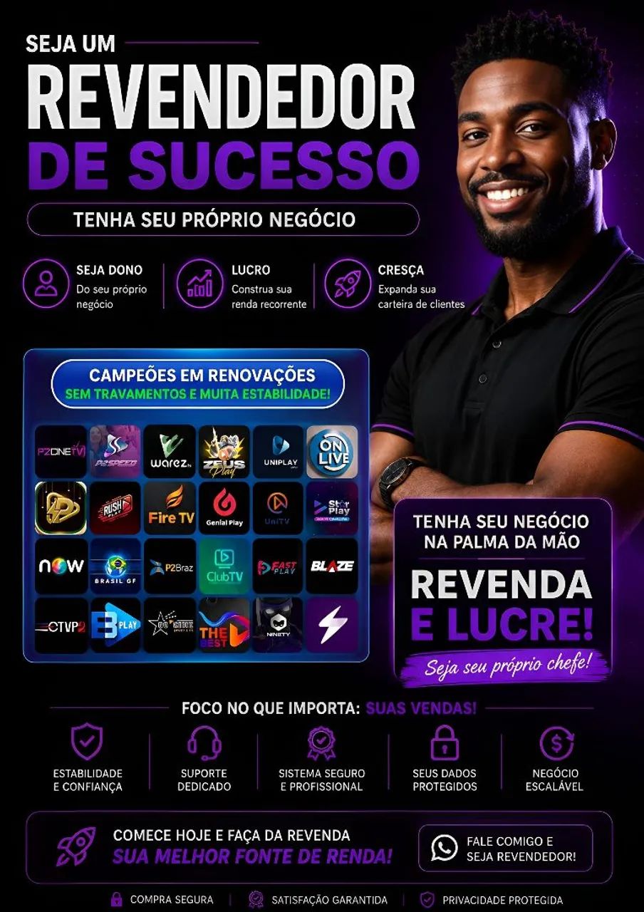 Seja um revendedor de sucesso 