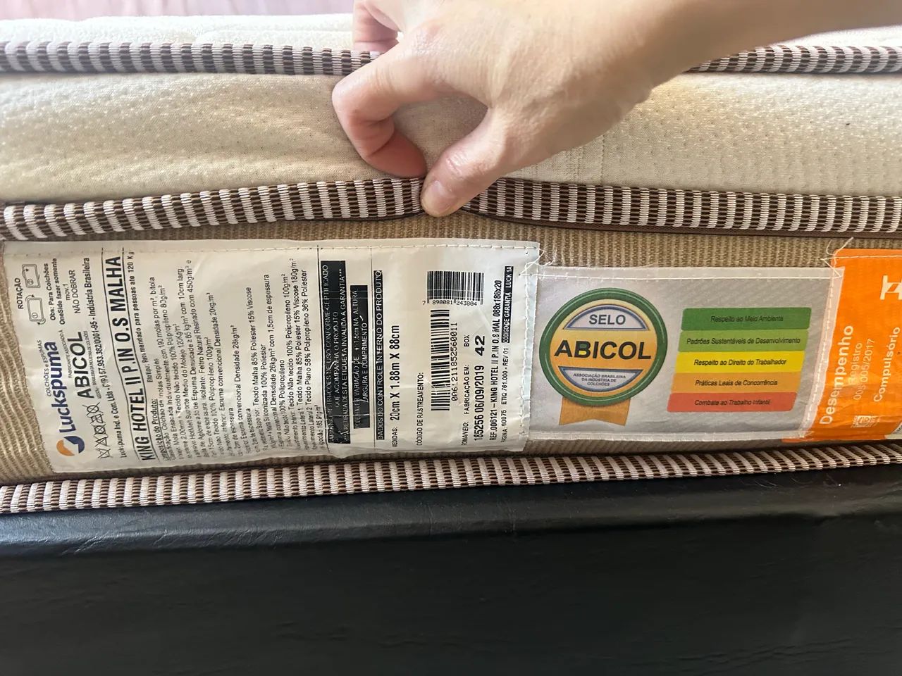 Cama Box + Colchão de Solteiro - Foto 2