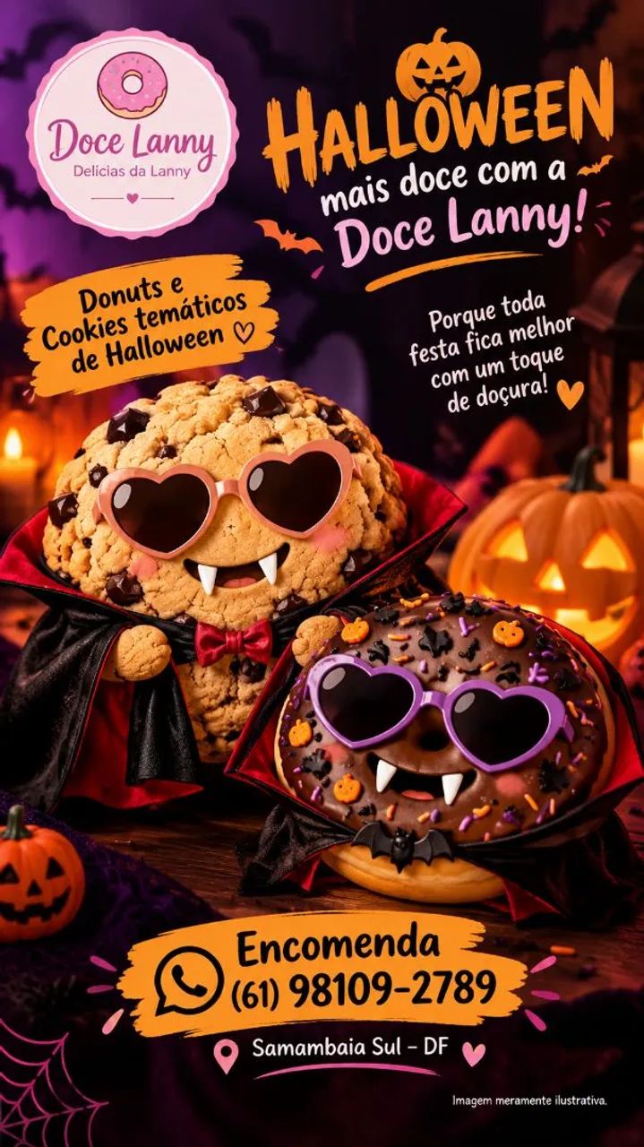 Donuts e cookies para Halloween  - Foto 2