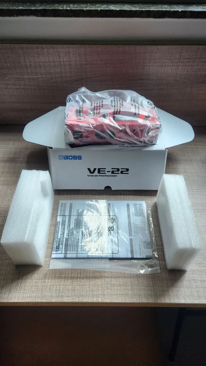 Pedal de Voz BOSS VE-22 Vocal Performer - Novo na Caixa (Importado) + FRETE GRÁTIS - Foto 2