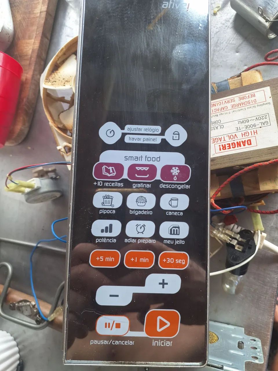 Peças para microondas brastemp 