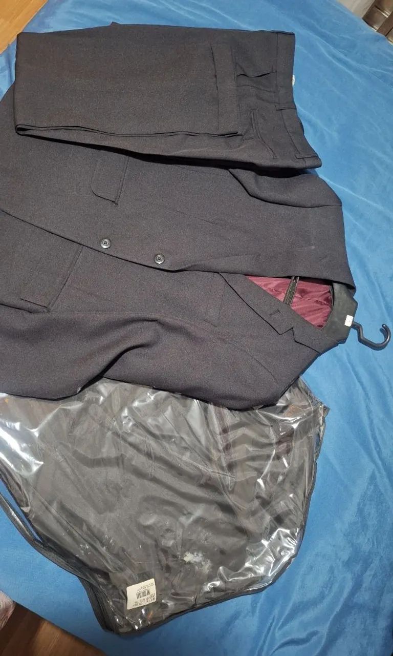 Paleto terno blazer e calça usado 1 vez - Foto 3