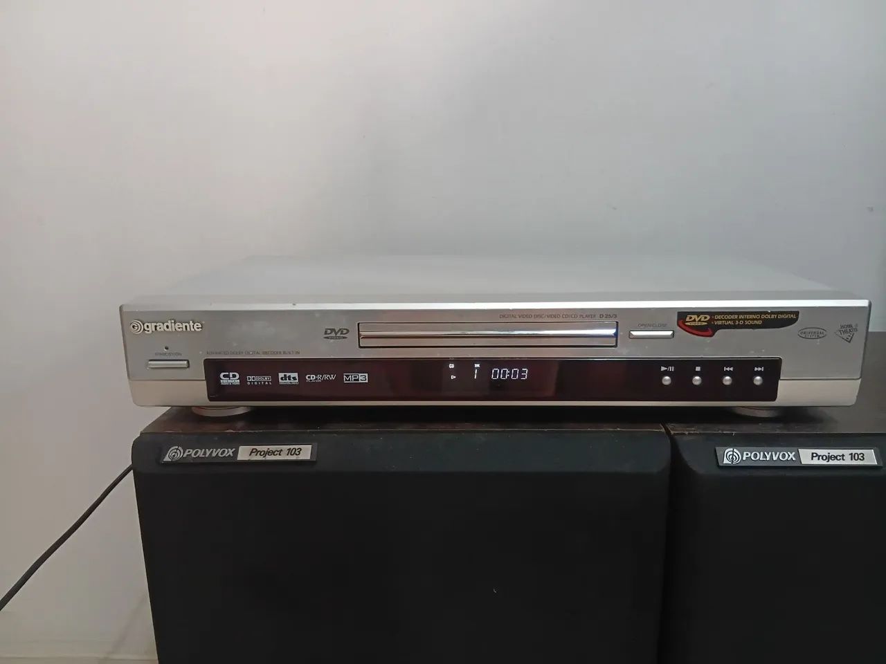 DVD Player Gradiente D-25/3 - Foto 4