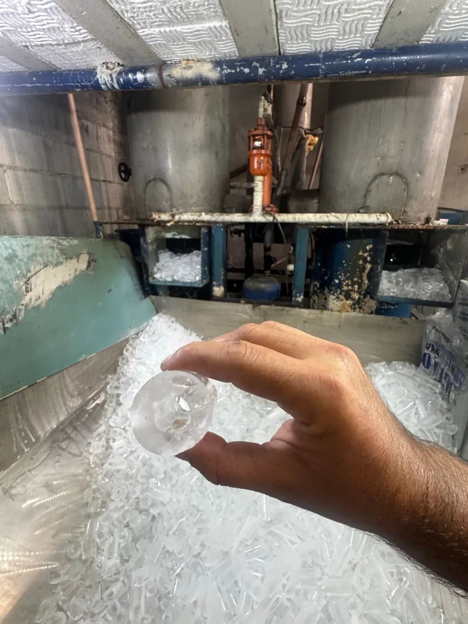 Máquina de gelo cubo 6 toneladas 