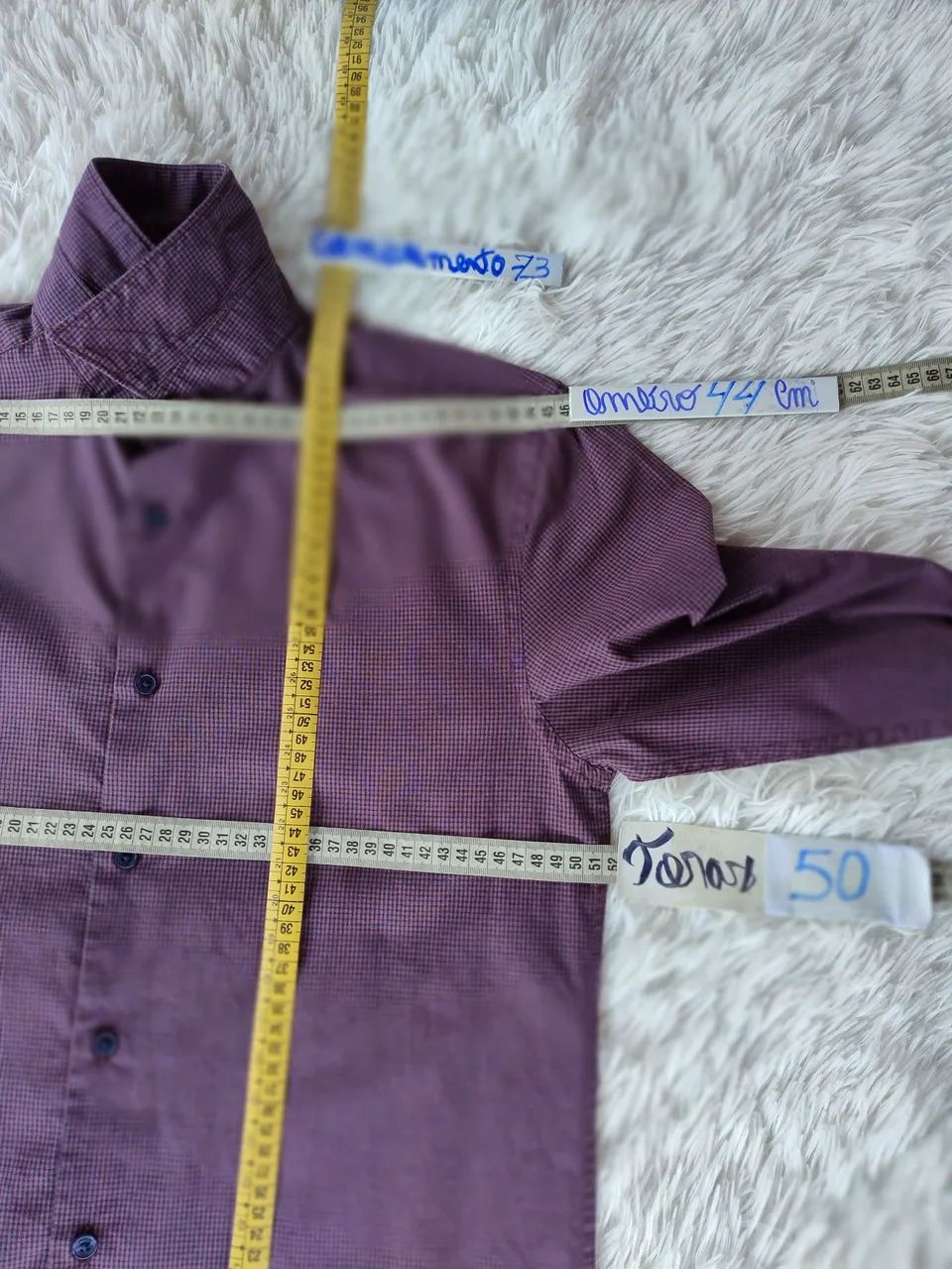Camisa Preston Field Classic Fit P - Foto 4