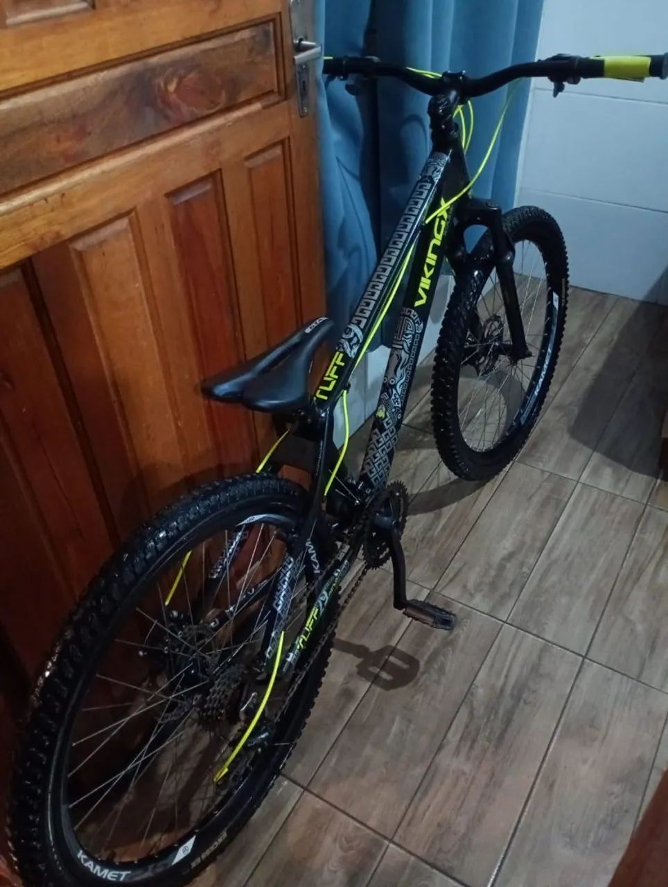 Bicicleta aro 26 viking seminova top - Foto 3