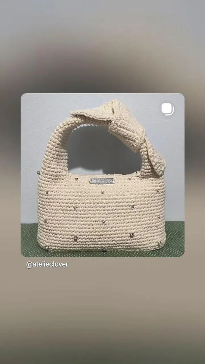 Bolsas lindas de crochê - Foto 4