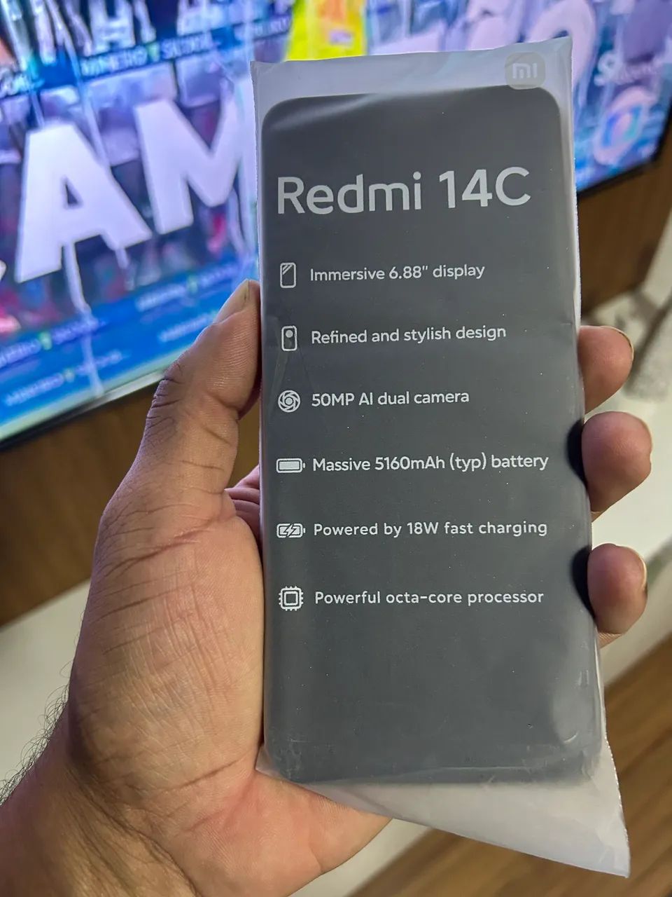 Redmi 14C 256GB / 8GB RAM -  R$ 599,00