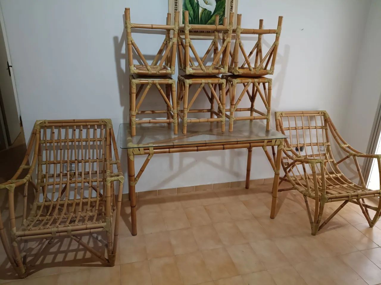 Móveis de BAMBÚ em perfeito estado  - Foto 2