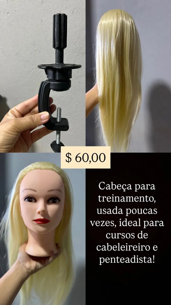 Cabeça de boneca para treinamento 