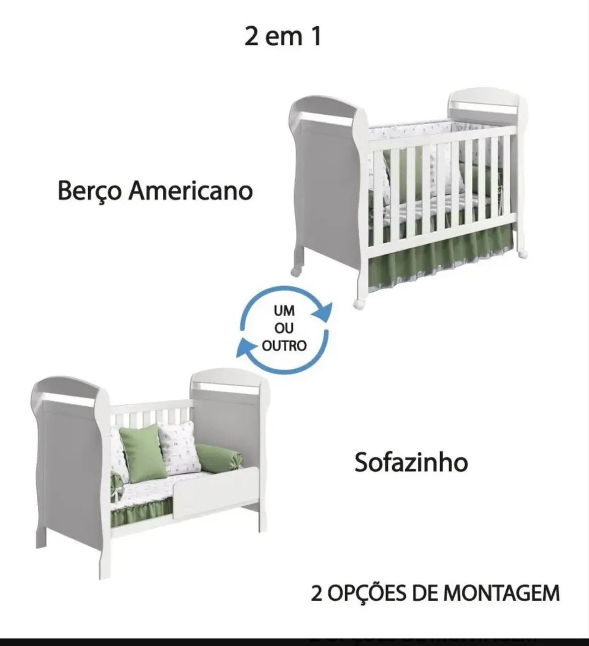 BERÇO 2 EM 1 - Foto 3