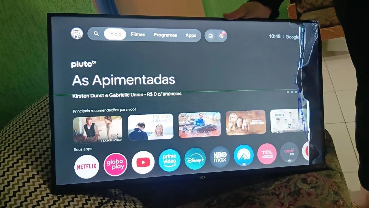 Tv smart.tcl Qled  android  obs:para concerto  - Foto 3
