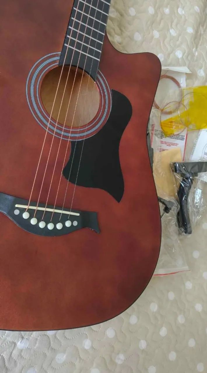 Violão com acessórios eletroacústico  - Foto 2