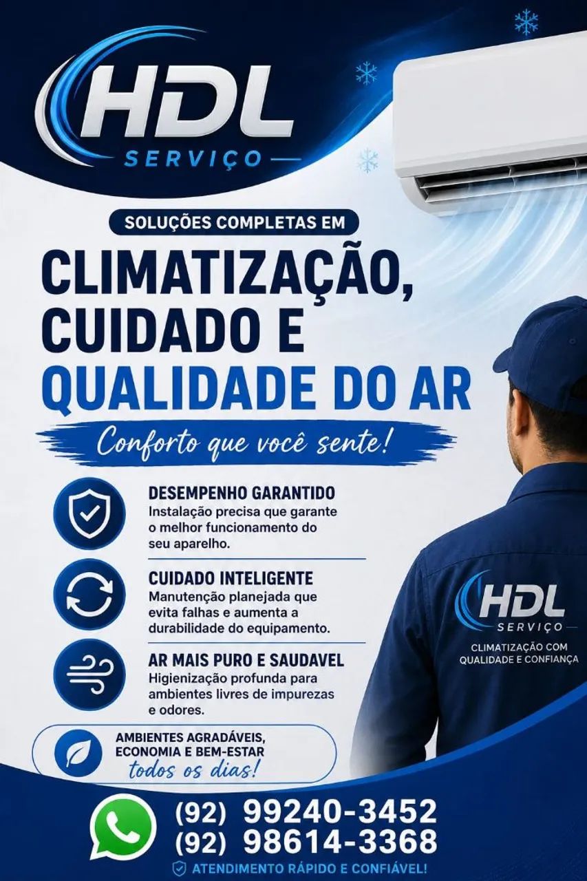 Instalação e desinstalação de ar condicionado split