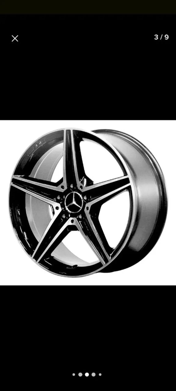 VENDA RODA ARO 20 5 FUROS 5X112 MERCEDES AMG  - Foto 4