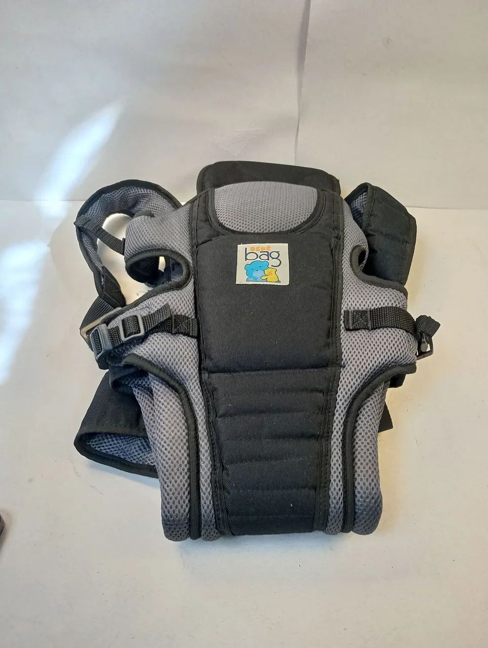 Canguru para Bebê Bag - Preto - Ajustável - Ótimo Estado