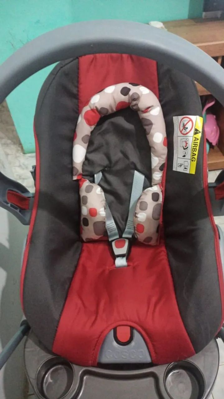 Kit carrinho de bebê e bebê conforto  Cosco  - Foto 2