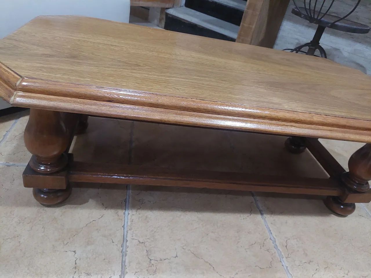 Mesa de centro  madeira  maciça (cerejeira) - Foto 3