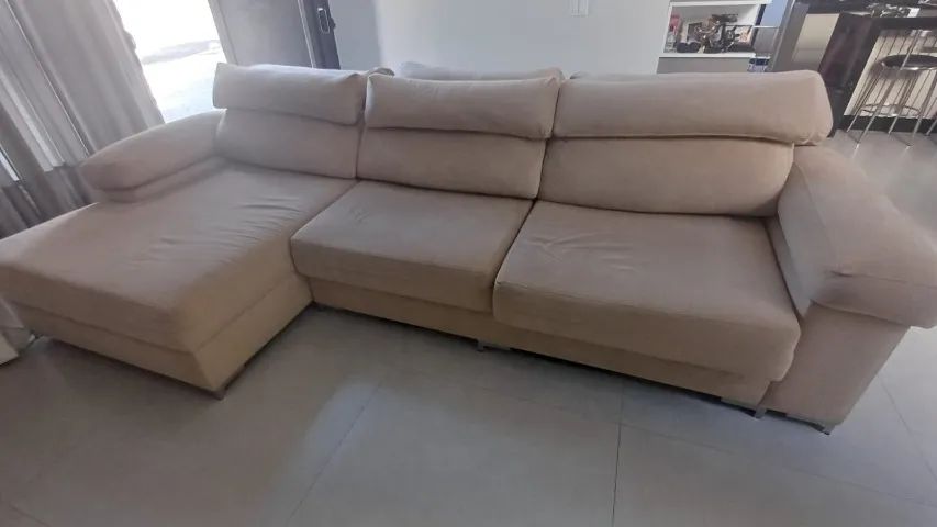 Sofá 3,20m Retrátil, Reclinável e Chaise - Foto 3