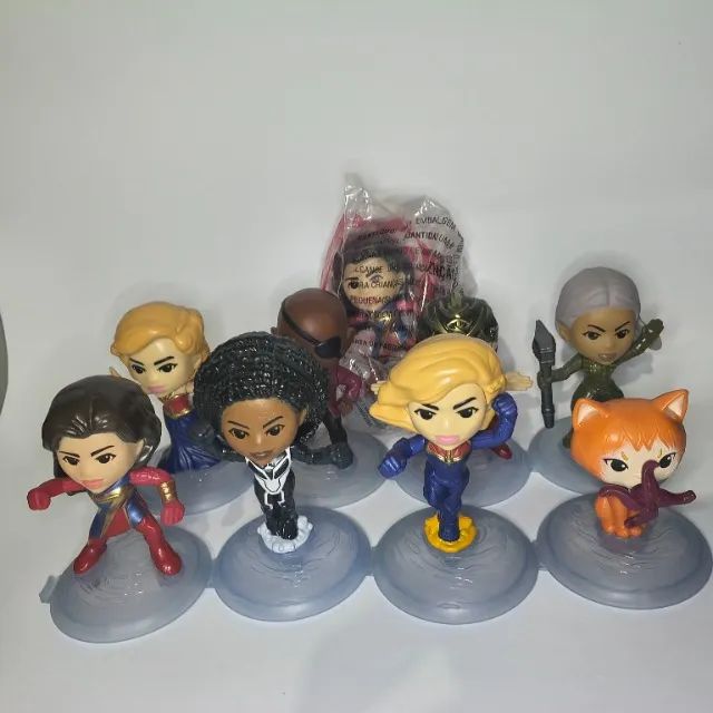 COLEÇÃO AS MARVELS MC DONALD'S 9 Miniaturas