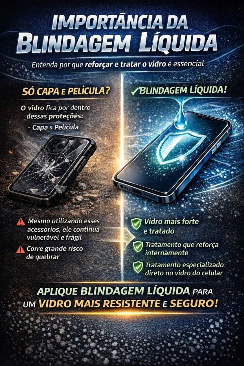 Blindagem de Celular!  A partir de R$150