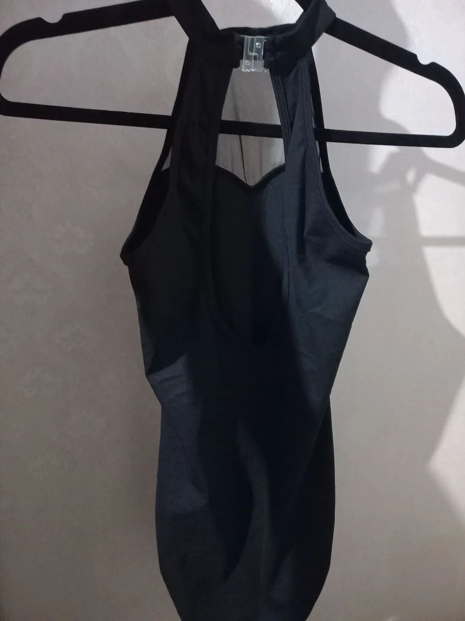 Collant ballet (balé) preto halterneck P - Foto 2