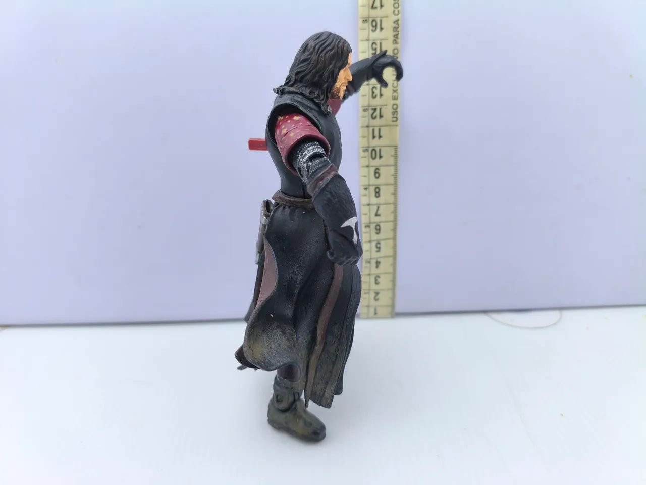 Boromir senhor dos anéis Marvel toy biz Original 2001 articulado  - Foto 4
