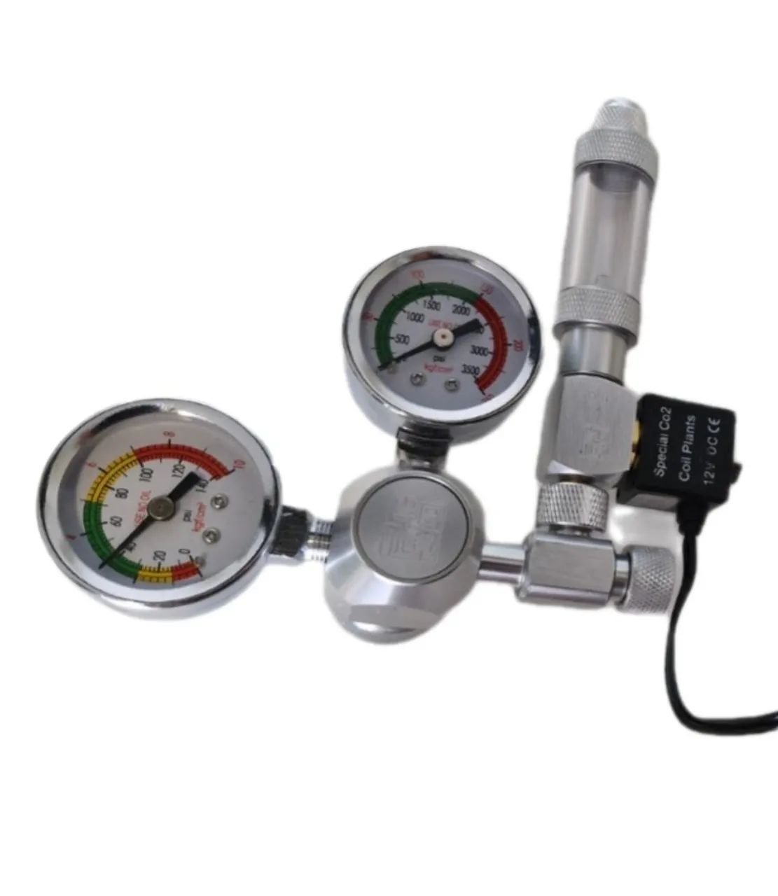 Valvula reguladora de Co2 com solenoide para aquários