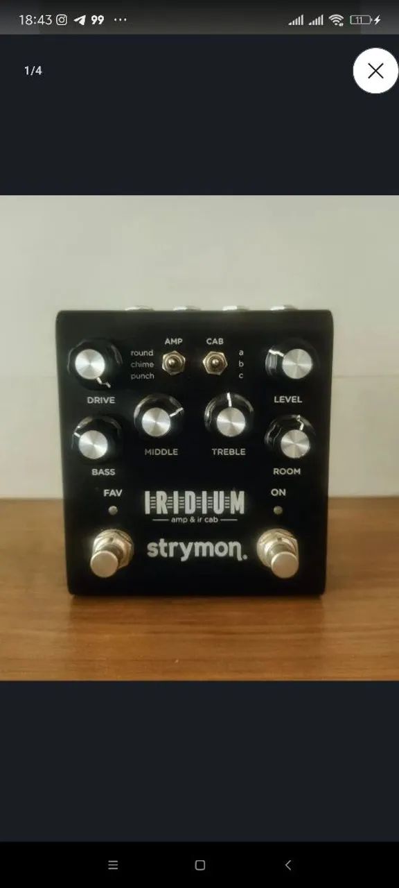 Pedal Strymon Iridium Amp & IR Cab - Foto 2