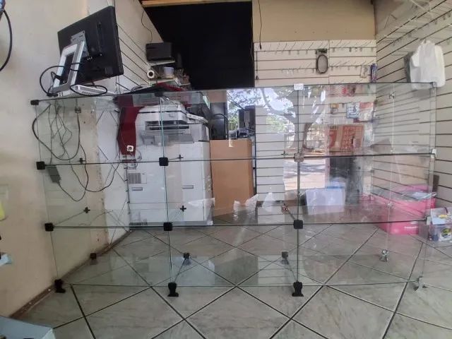 balcao de vidro