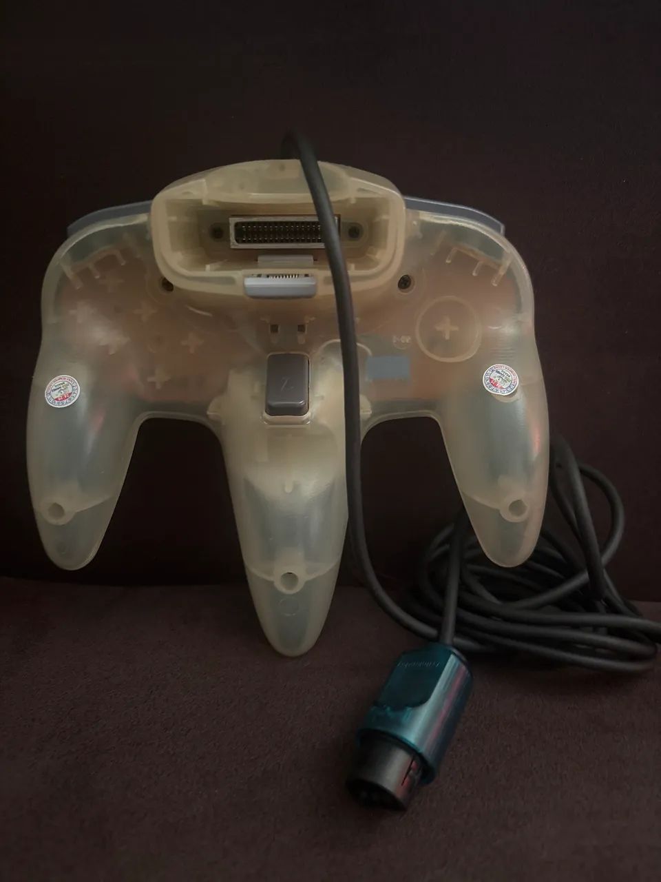 Controle Clear Blue - Nintendo 64 - Foto 2