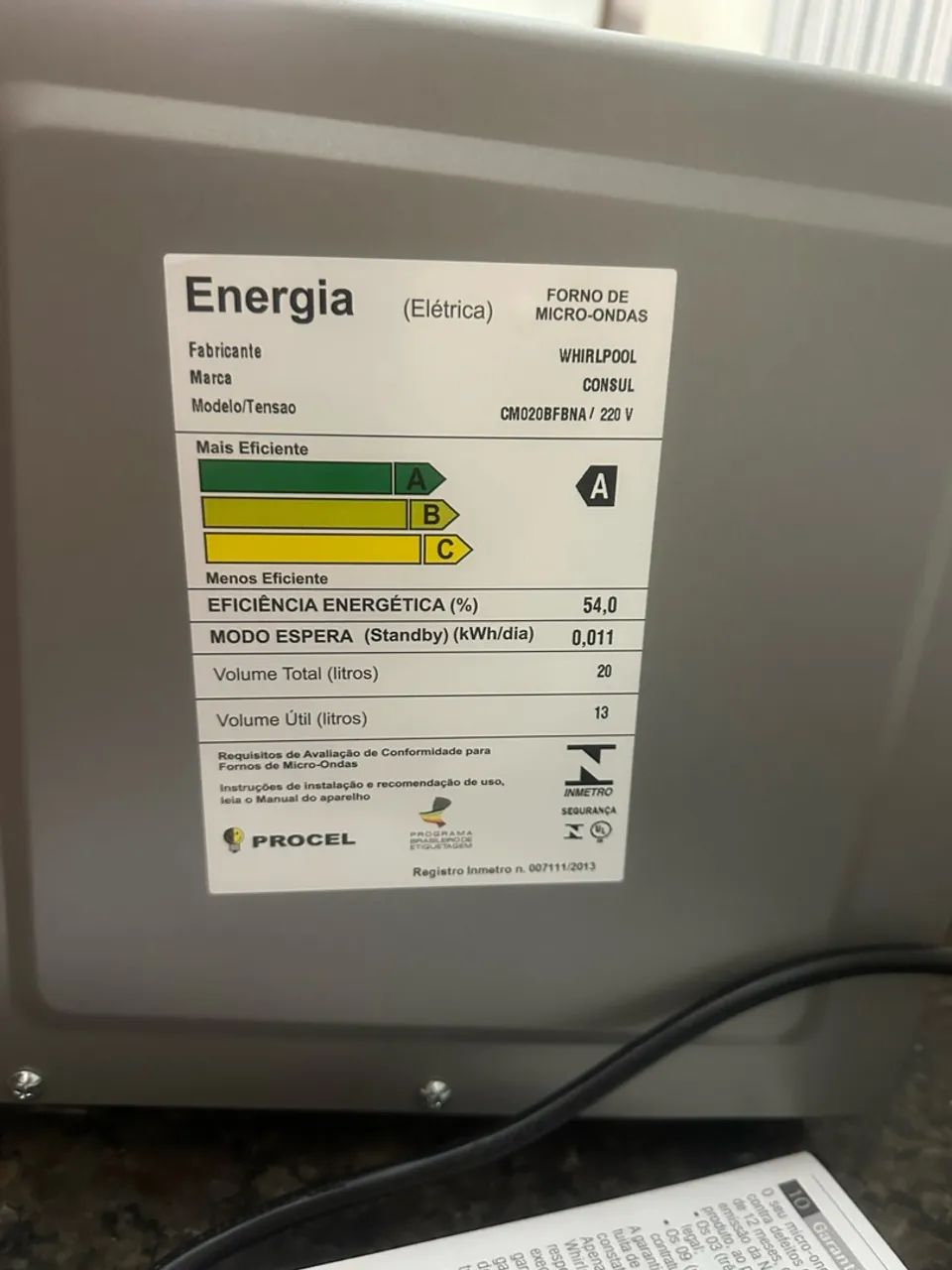 Microondas 20L consul - Foto 3