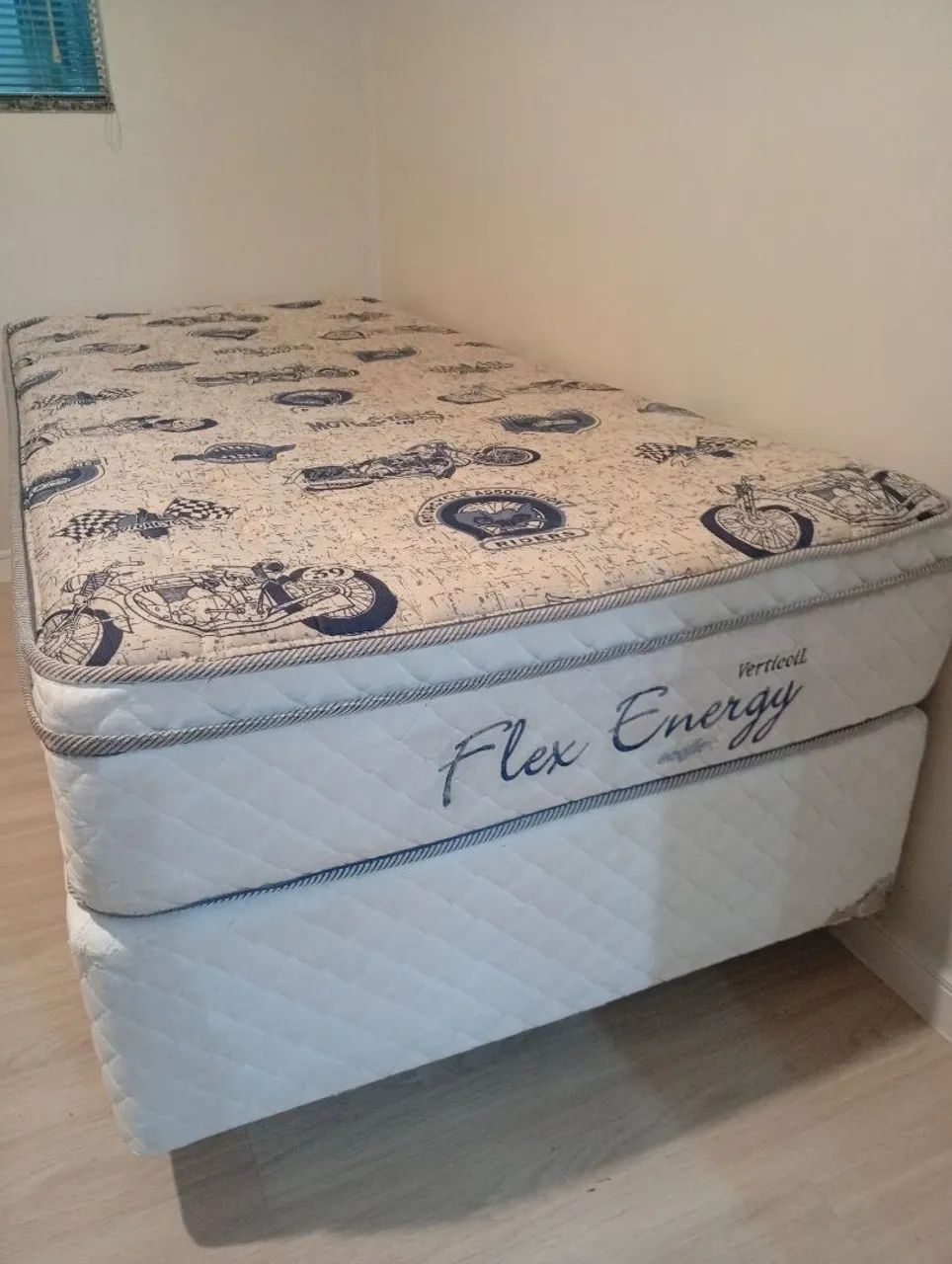 Cama box de solteiro ecoflex 