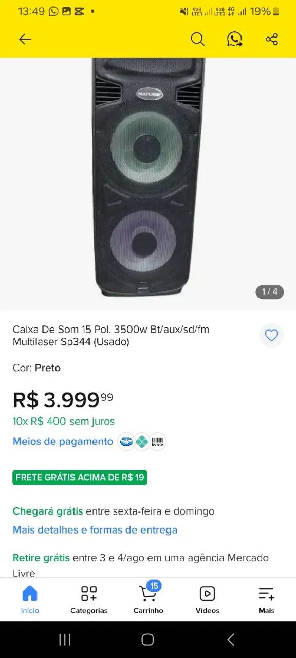 Caixa profissional multilase 3500vst - Foto 2