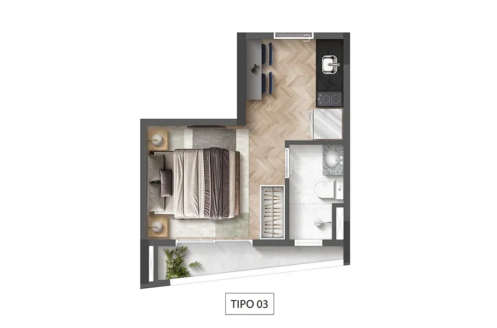 PLANTA 18m²