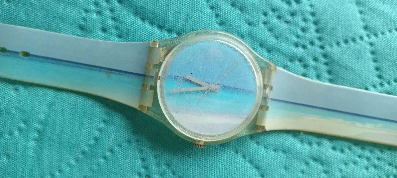 Relógio analógico Swatch Chlorine - Foto 4