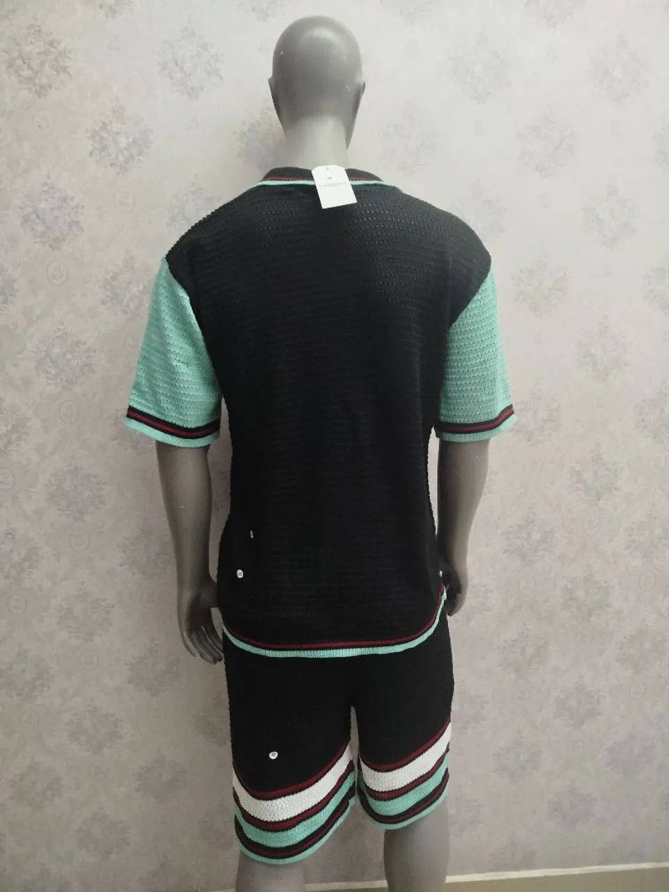 Conjunto tricô casablanca preto/verde - Foto 5
