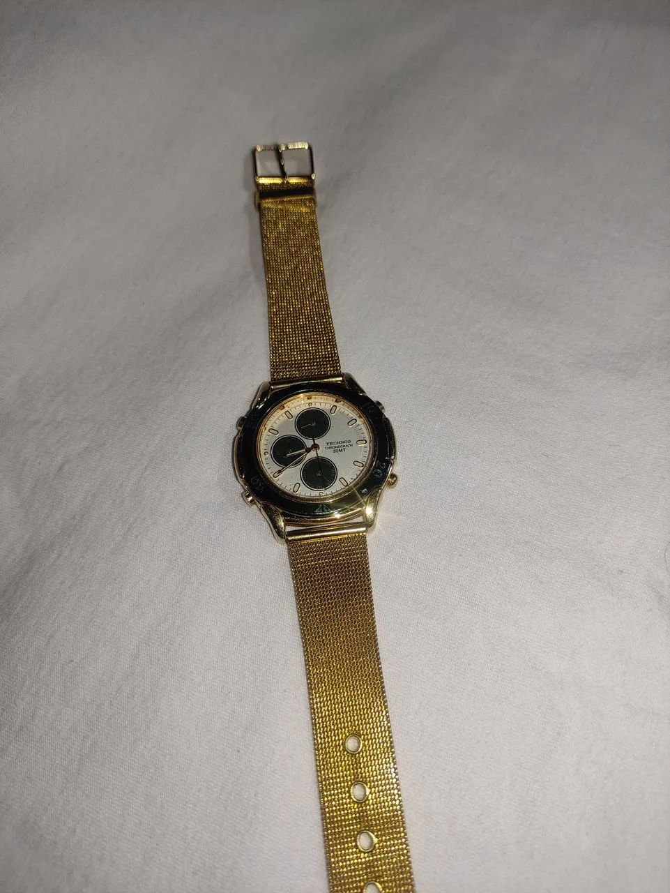 Technos Cronógrafo Dourado raro  - Foto 3