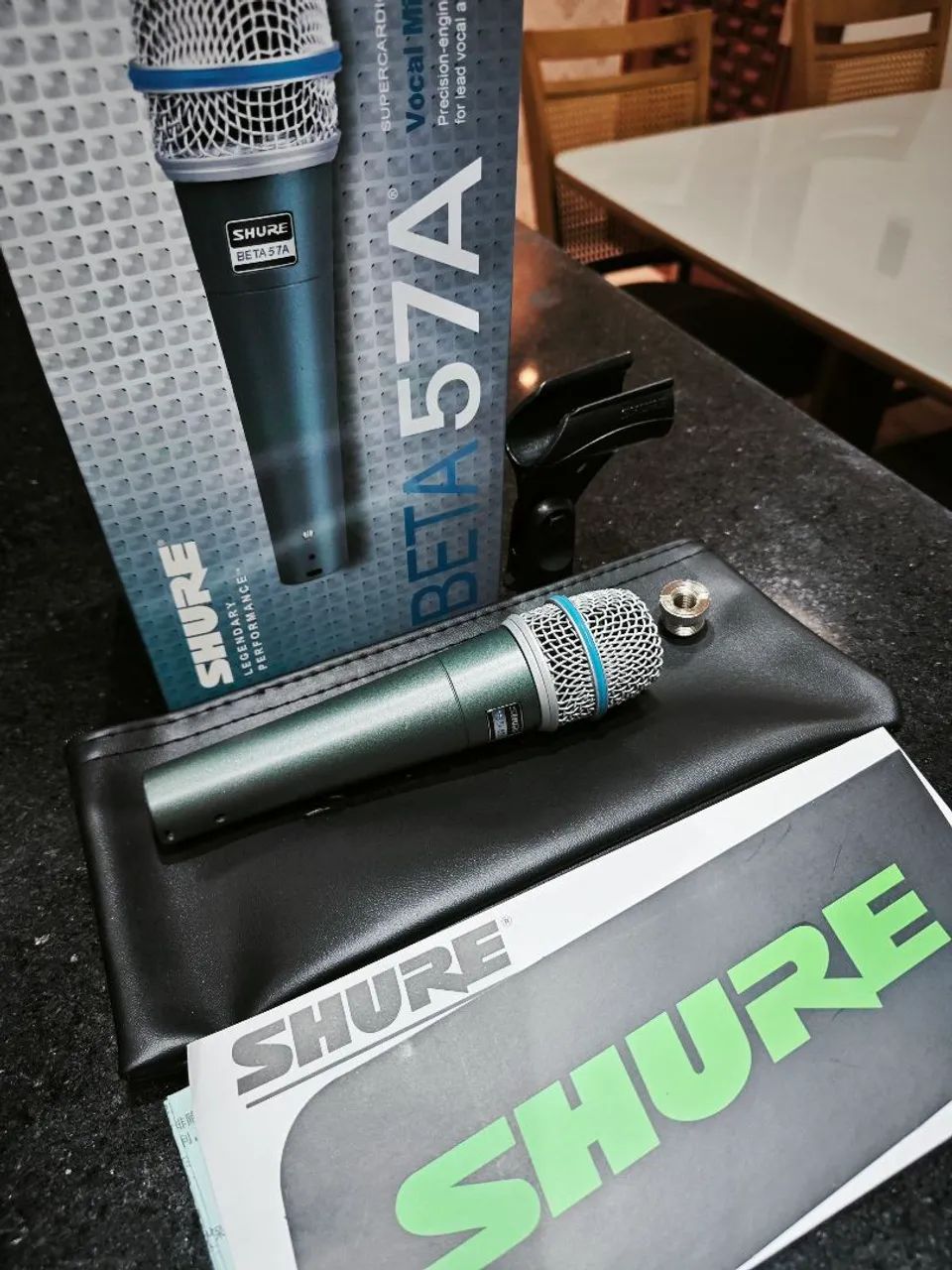 SHURE BETA 57A DINÂMICO  - Foto 4