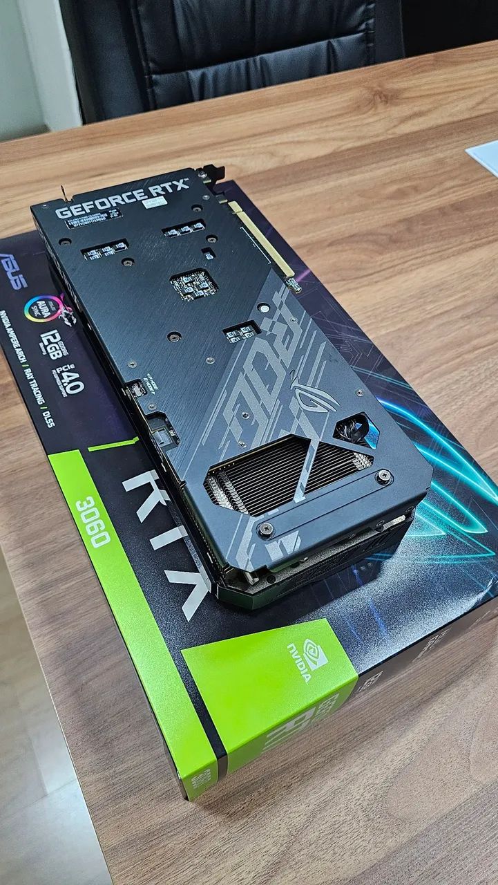 Placa de Vídeo RTX 3060 Asus Rog Strix - Foto 2